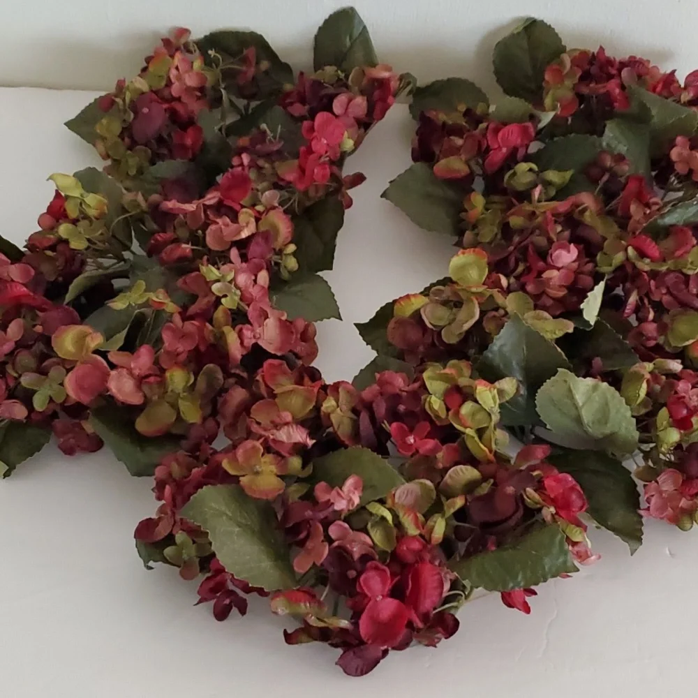 Five Fall Hydrangea Floral Rings